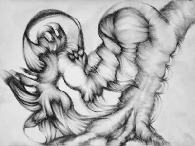 Abstract Tree With Three Eyed Tree Walker [2024]